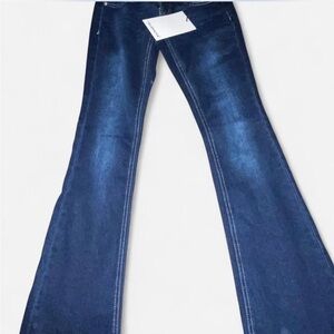 Women's Blue Flared Jeans